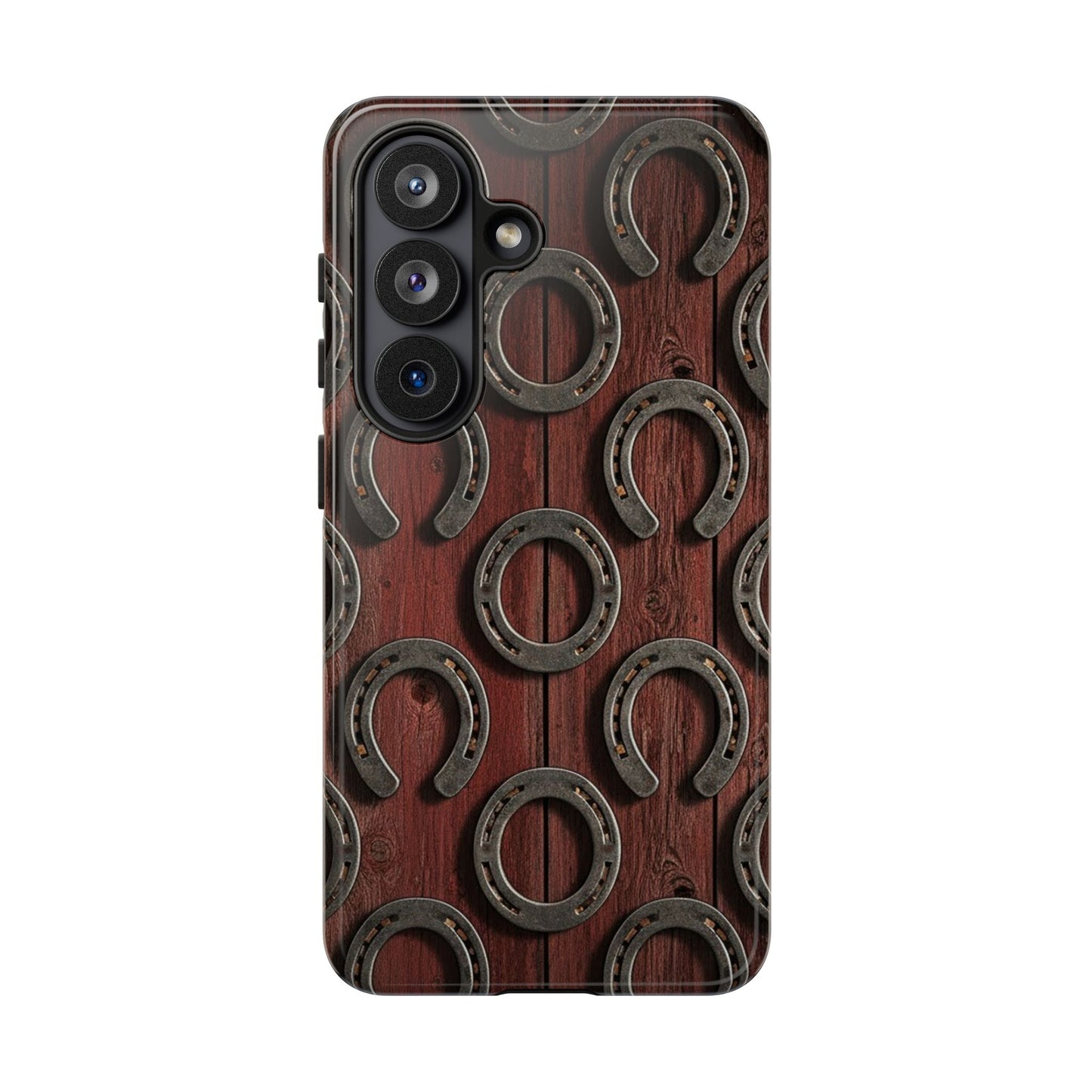 Rustic Horseshoe Western Phone Case – Cowboy Country Ranch Tough Case