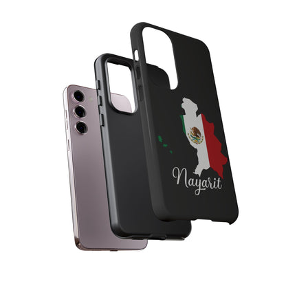Nayarit Mexico Flag Map Phone Case | Mexican American Pride Tough Case for iPhone & Samsung