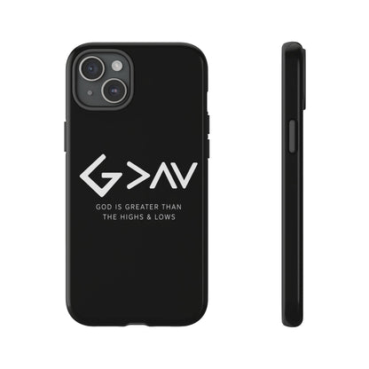God Is Greater Than The Highs & Lows G>∧∨ Christian Phone Case