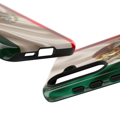 Mexico Flag Phone Case | Mexican Pride iPhone & Samsung Case | Tricolor Aesthetic Tough Protective Cover