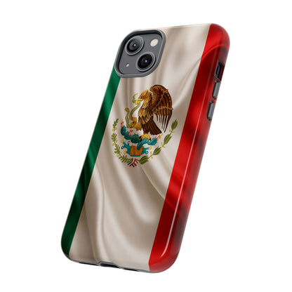 Mexico Flag Phone Case | Mexican Pride iPhone & Samsung Case | Tricolor Aesthetic Tough Protective Cover