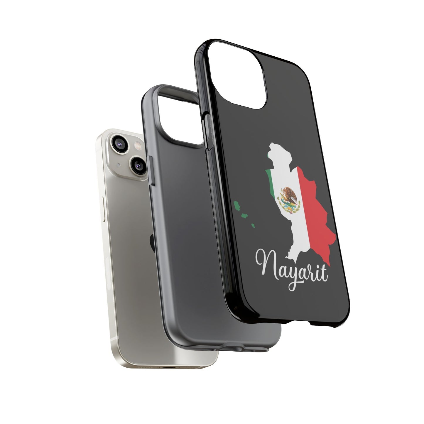 Nayarit Mexico Flag Map Phone Case | Mexican American Pride Tough Case for iPhone & Samsung