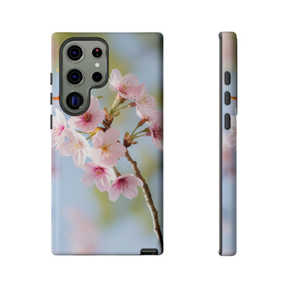 Cherry Blossom Phone Case – Pink Floral Tough Case (iPhone, Samsung Galaxy, Pixel)