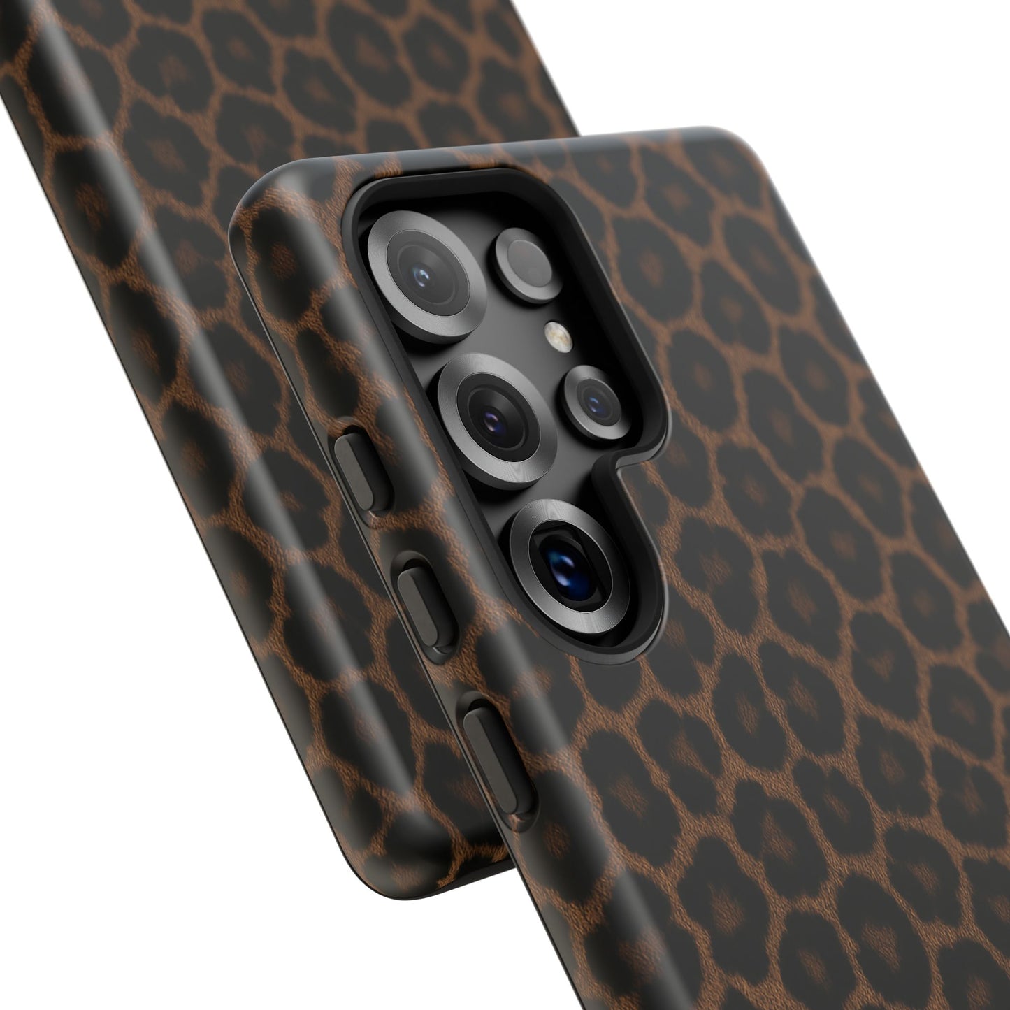 Brown Leopard Print Phone Case | Classic Animal Print Aesthetic Tough Protective Case