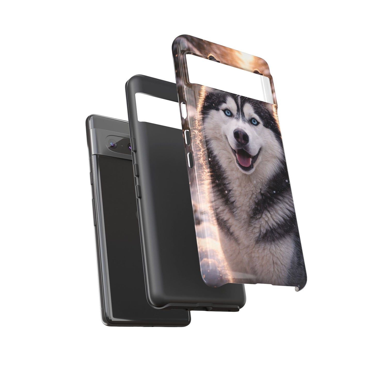 Siberian Husky Tough Phone Case | Blue Eyes Dog Cover Protective iPhone Case