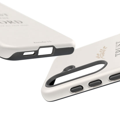 Proverbs 3:5 Christian Phone Case Trust in the Lord Minimalist Faith Cover