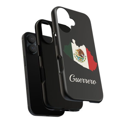Guerrero Mexico Flag Map Phone Case | Mexican American Pride Tough Case for iPhone & Samsung