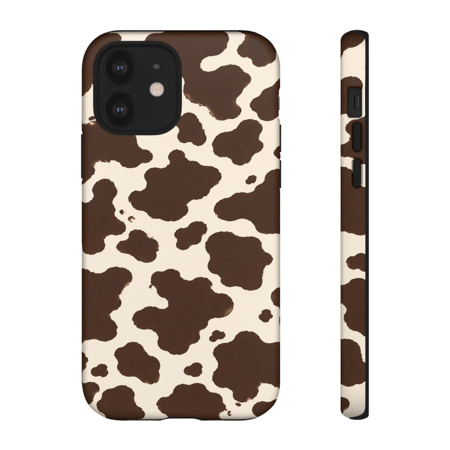 Western Cow Print Tough Phone Case for iPhone Samsung Galaxy Pixel