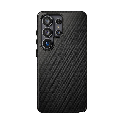Carbon Fiber Inspired Phone Case – Rugged Slim Protective Tech Case for iPhone & Samsung