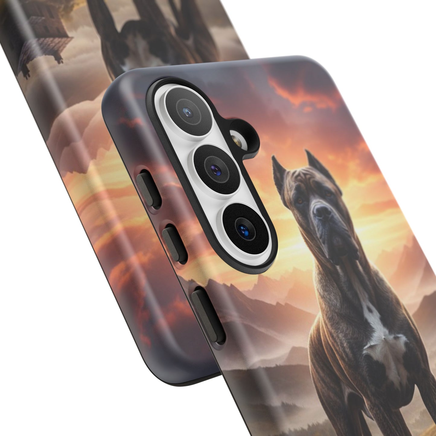 Cane Corso Phone Case – Guard Dog Sunset Tough Case (iPhone, Samsung, Pixel) | Dog Lover Gift