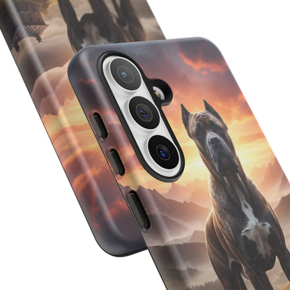 Cane Corso Phone Case – Guard Dog Sunset Tough Case (iPhone, Samsung, Pixel) | Dog Lover Gift