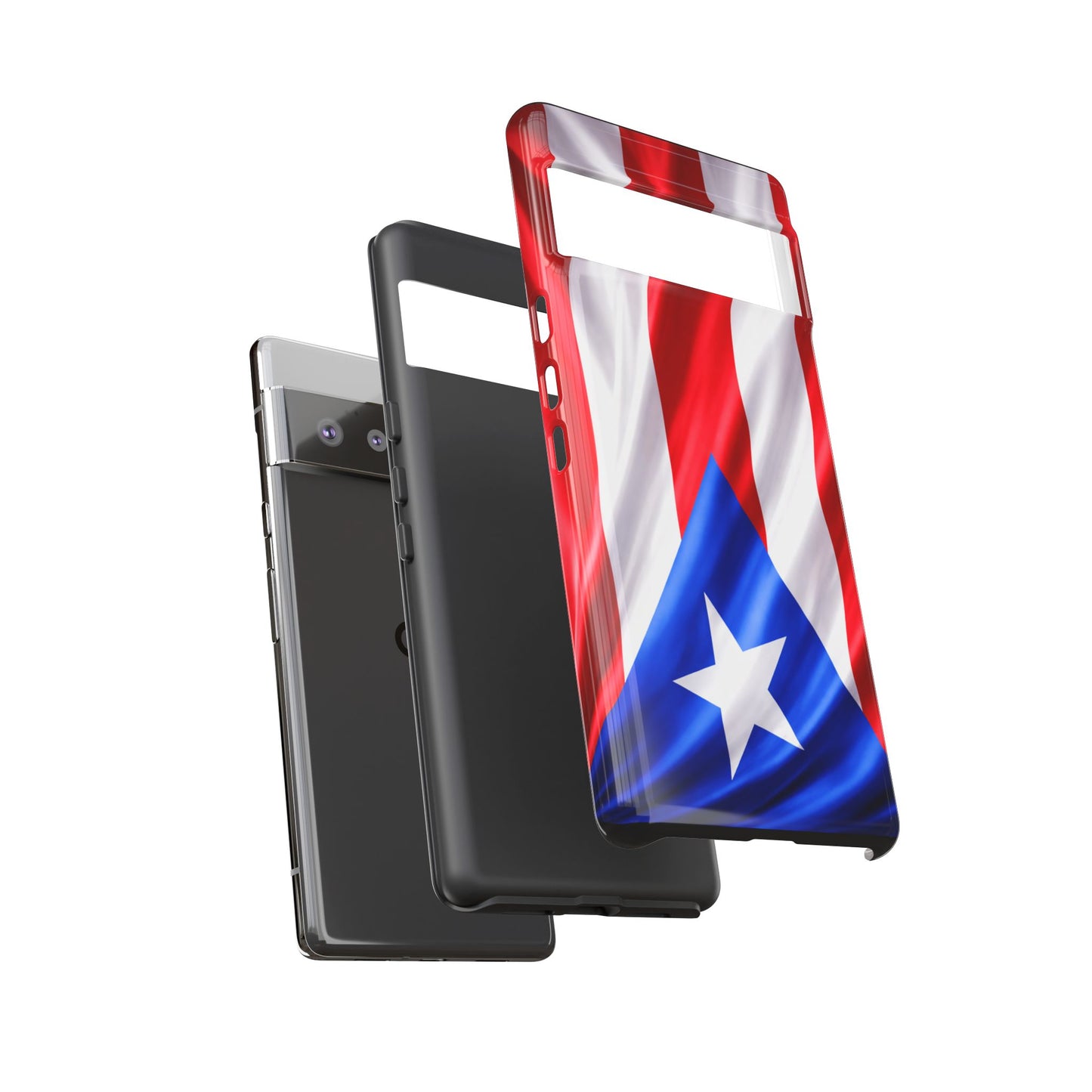 Puerto Rico Flag Phone Case | Boricua Pride Tough Case | Puerto Rican Flag Protective Cover for iPhone & Samsung