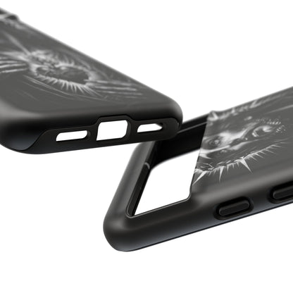 Jesus Sacred Heart Phone Case Black White Christian Faith Aesthetic