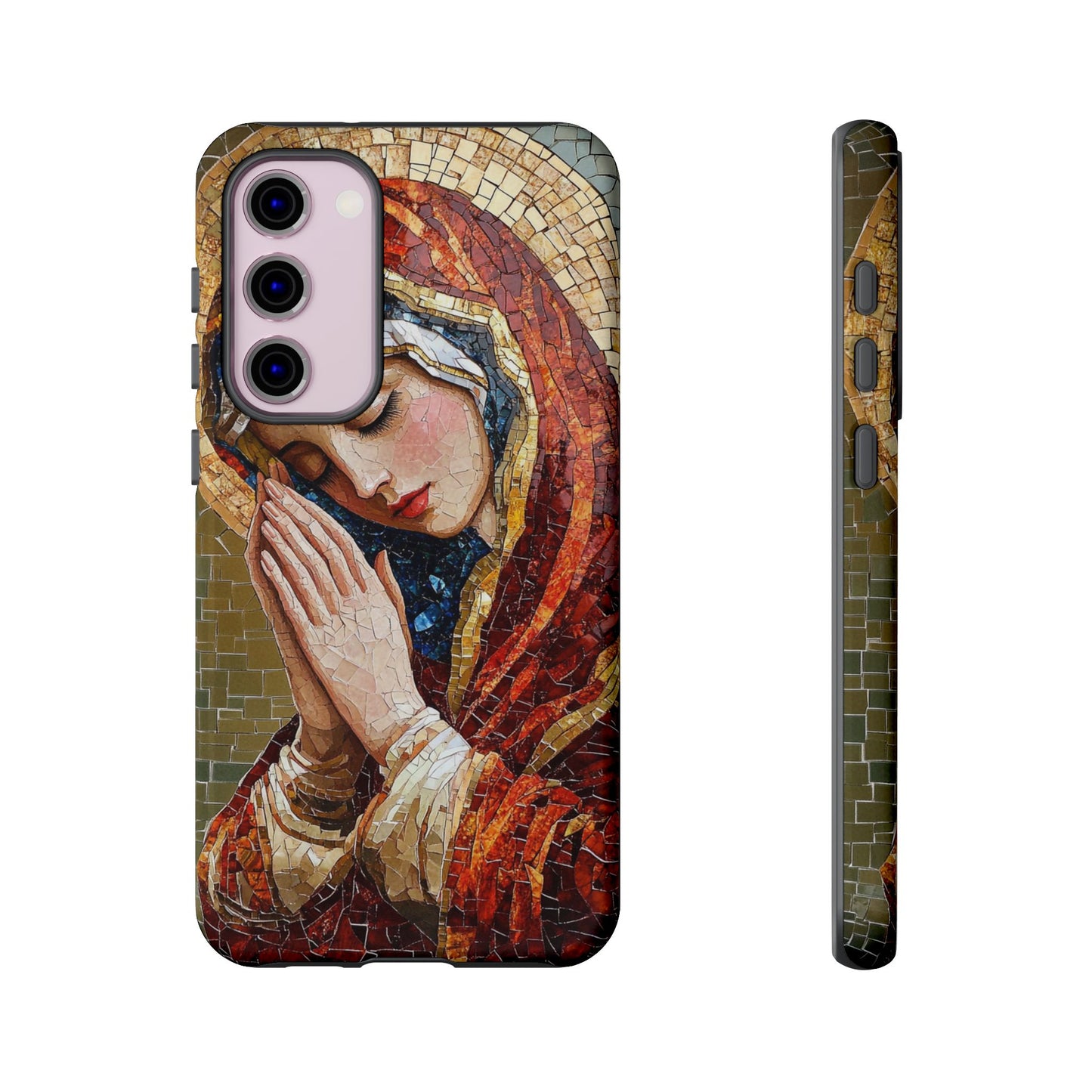 Virgin Mary Phone Case, Catholic Phone Case, Christian Aesthetic Case, Religious iPhone Case, Saint Art Case, Faith Gift