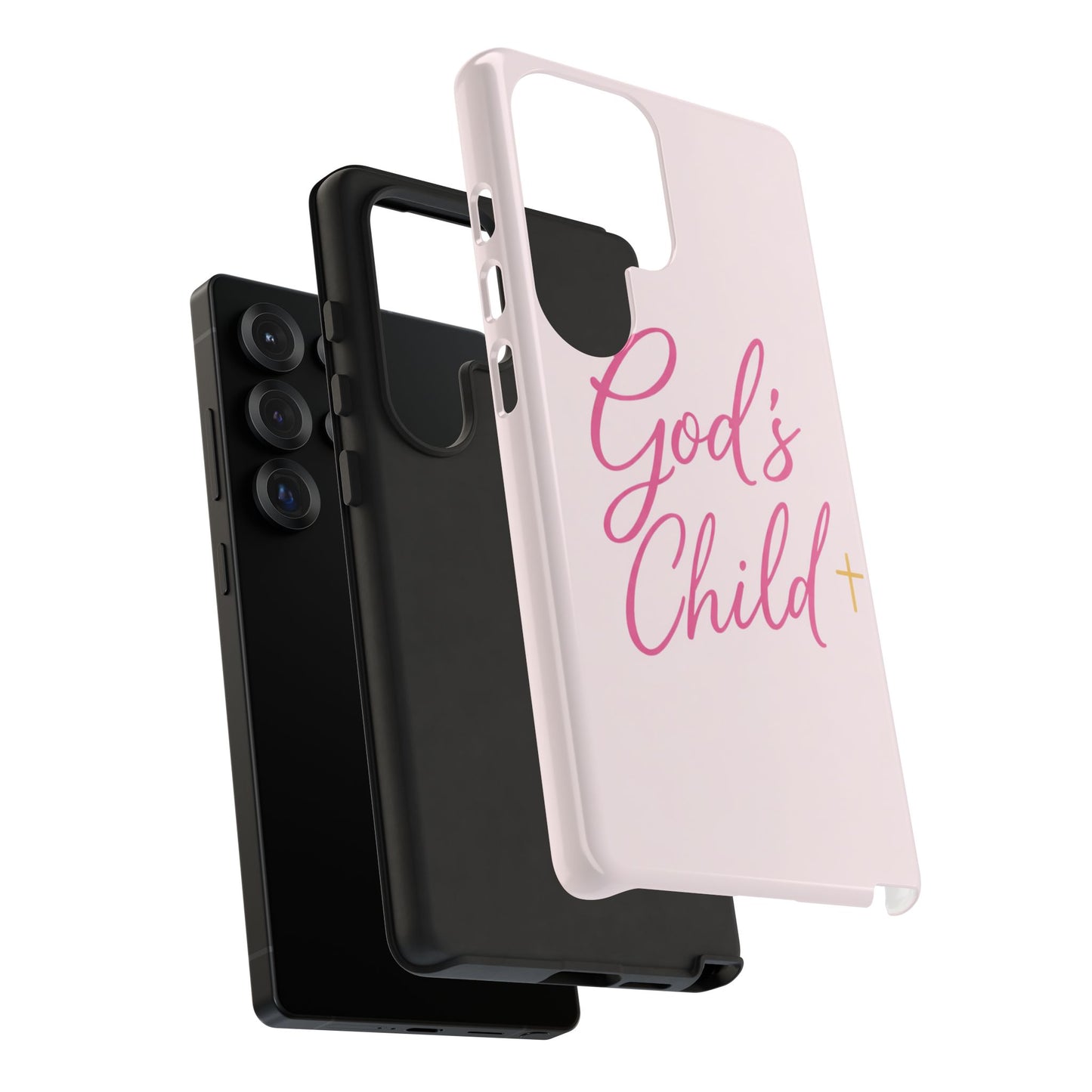 Gods Child Phone Case Christian Pink Aesthetic Tough iPhone Case