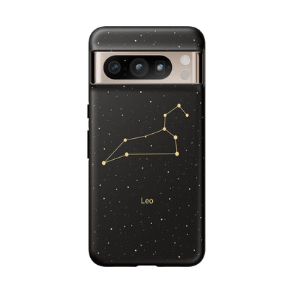 Leo Zodiac Constellation Phone Case – Luxe Gold Celestial Cover