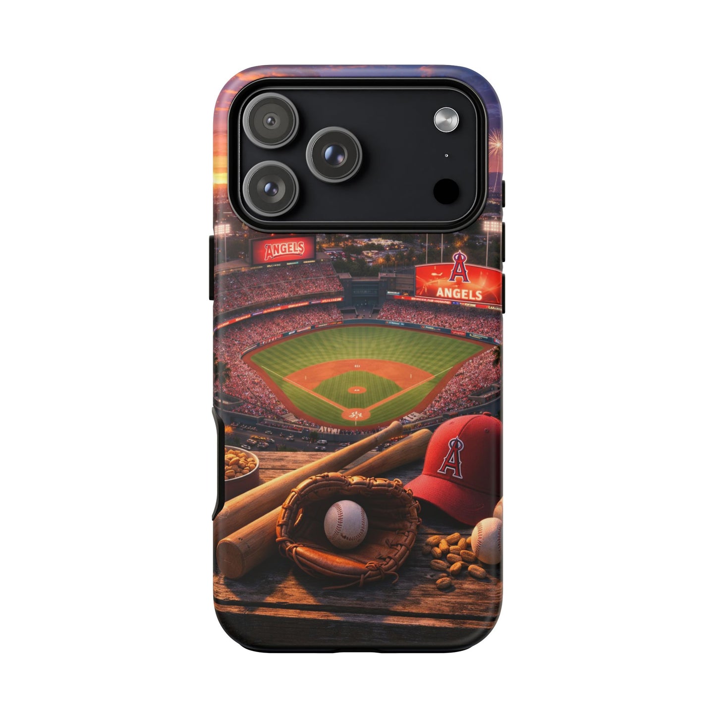 Baseball Stadium Phone Case Sports Fan Ballpark Game Day Tough Case