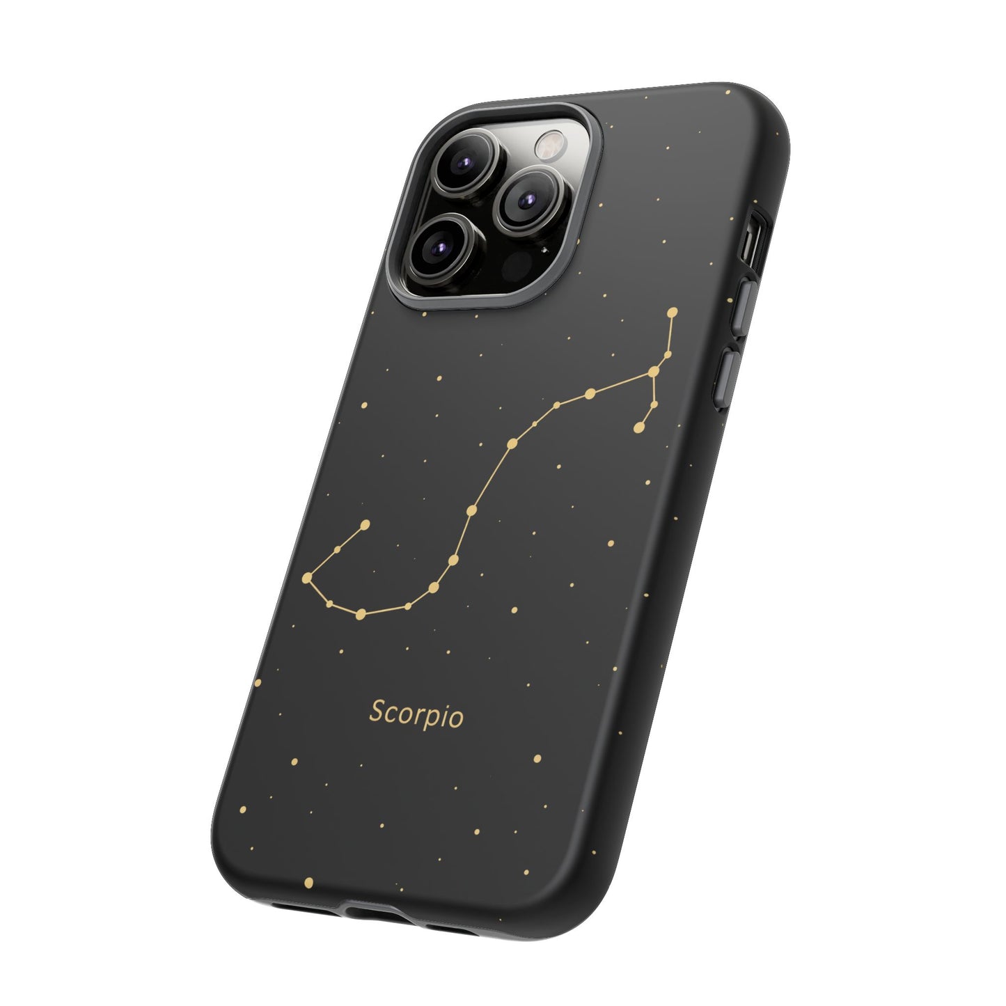 Scorpio Zodiac Constellation Phone Case – Luxe Gold Celestial Cover