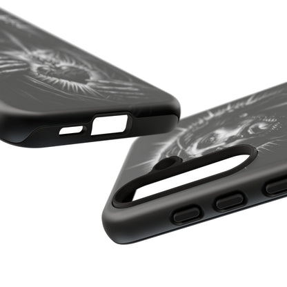 Jesus Sacred Heart Phone Case Black White Christian Faith Aesthetic