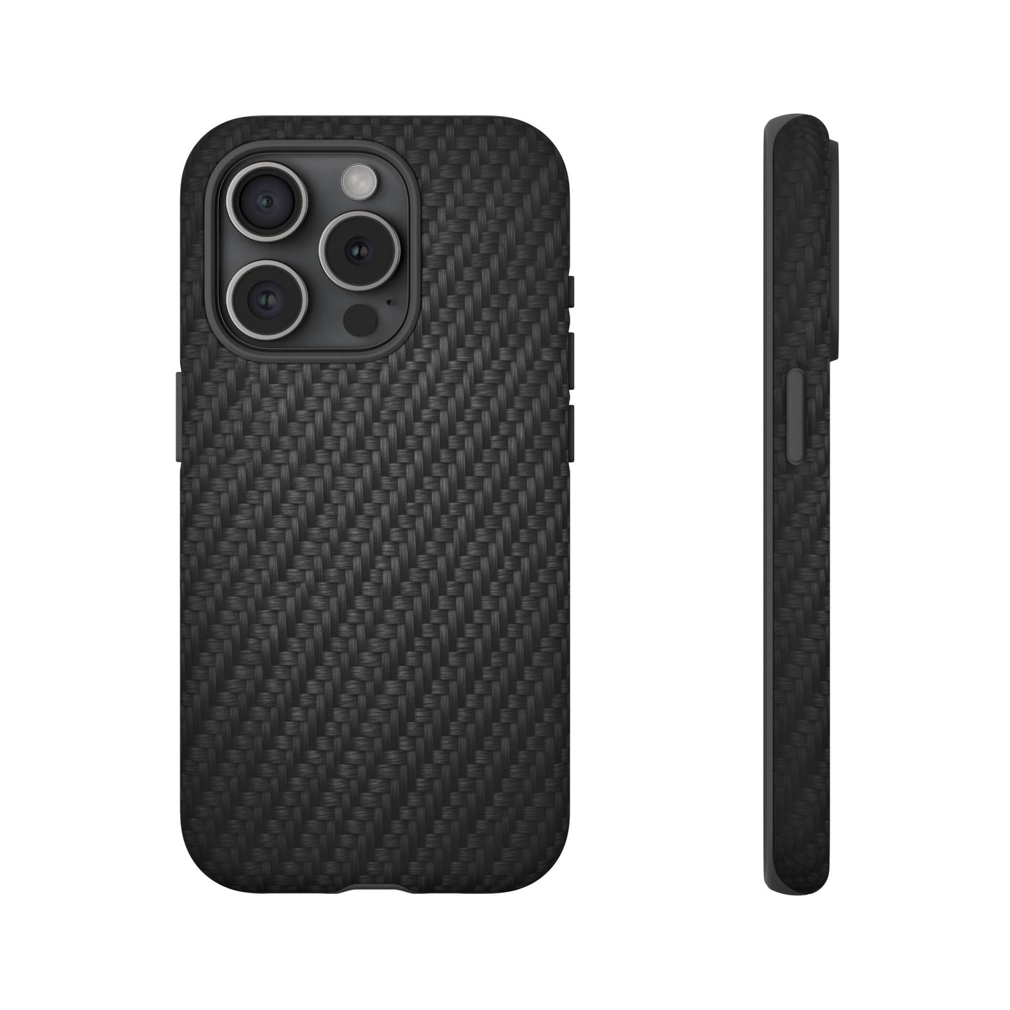 Carbon Fiber Inspired Phone Case – Rugged Slim Protective Tech Case for iPhone & Samsung