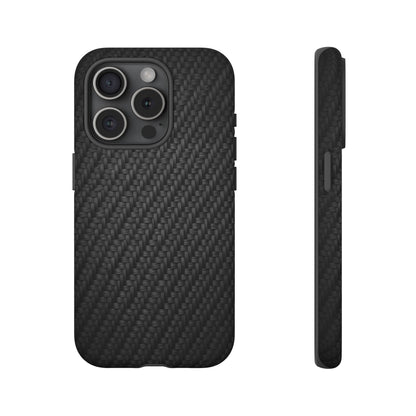 Carbon Fiber Inspired Phone Case – Rugged Slim Protective Tech Case for iPhone & Samsung