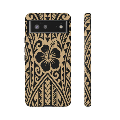 Polynesian Tribal Hawaiin Hibiscus Phone Case for iPhone Samsung Galaxy