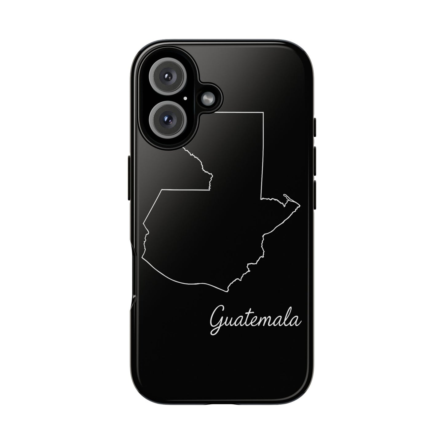 Guatemala Outline Phone Case – Minimal Country Map Tough Case (iPhone, Samsung, Pixel)