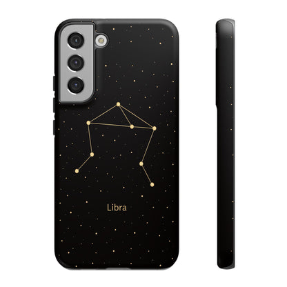 Libra Zodiac Constellation Phone Case – Luxe Gold Celestial Cover