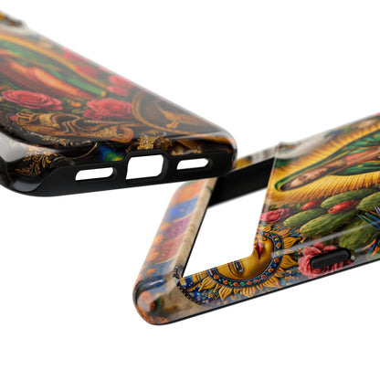 Virgen de Guadalupe Phone Case Mexican Floral iPhone Samsung Pixel Case