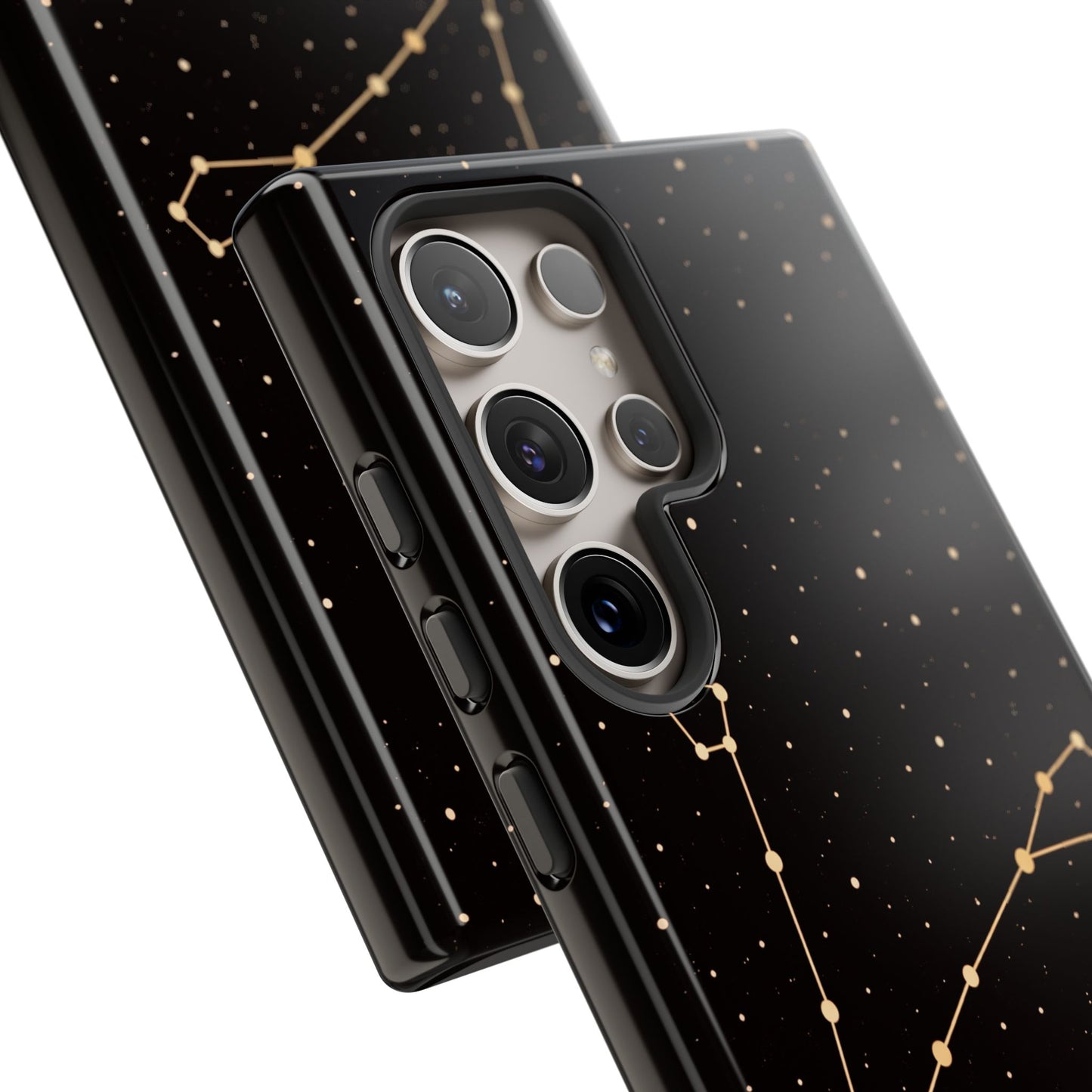 Pisces Zodiac Constellation Phone Case – Luxe Gold Celestial Cover