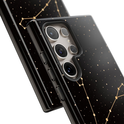 Pisces Zodiac Constellation Phone Case – Luxe Gold Celestial Cover