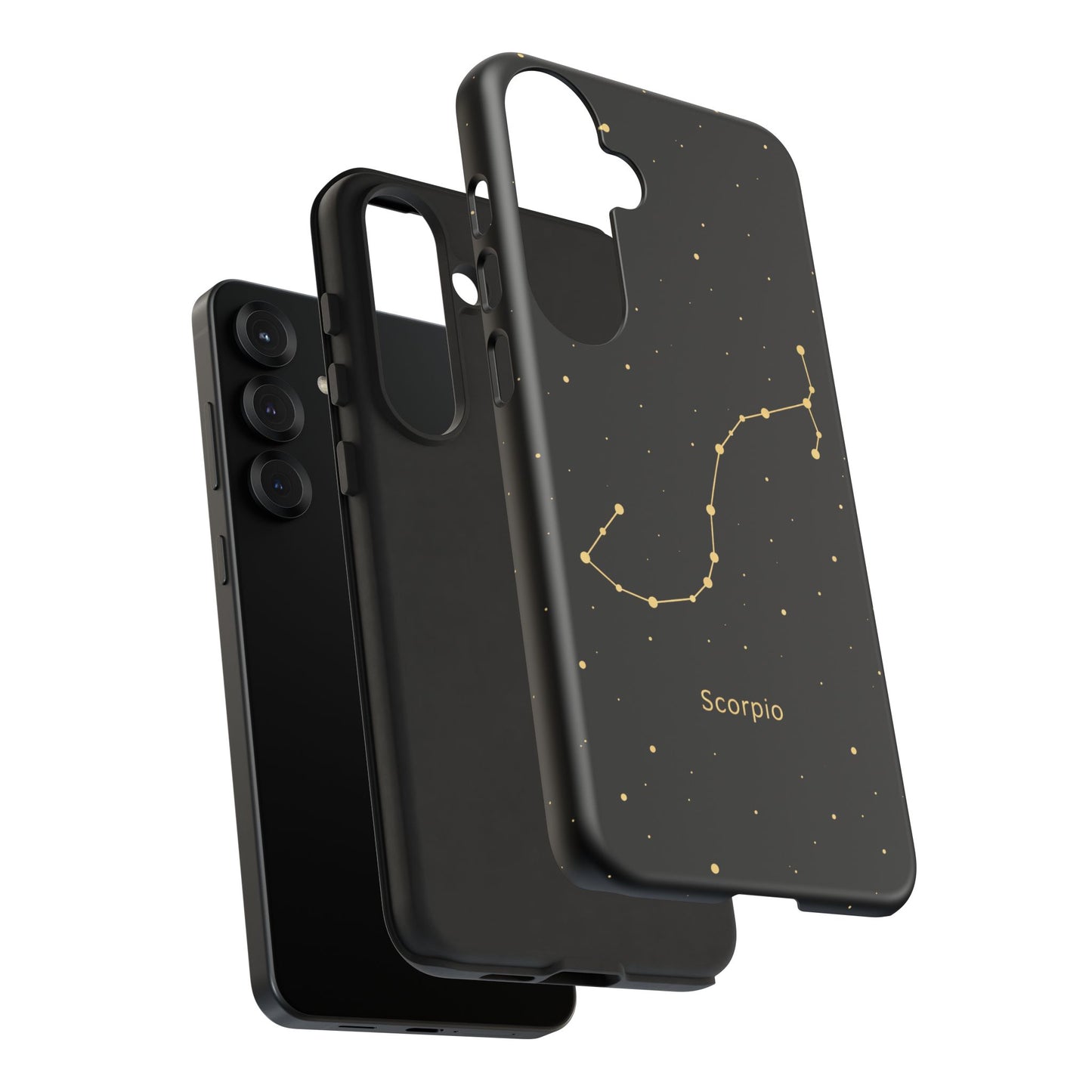 Scorpio Zodiac Constellation Phone Case – Luxe Gold Celestial Cover