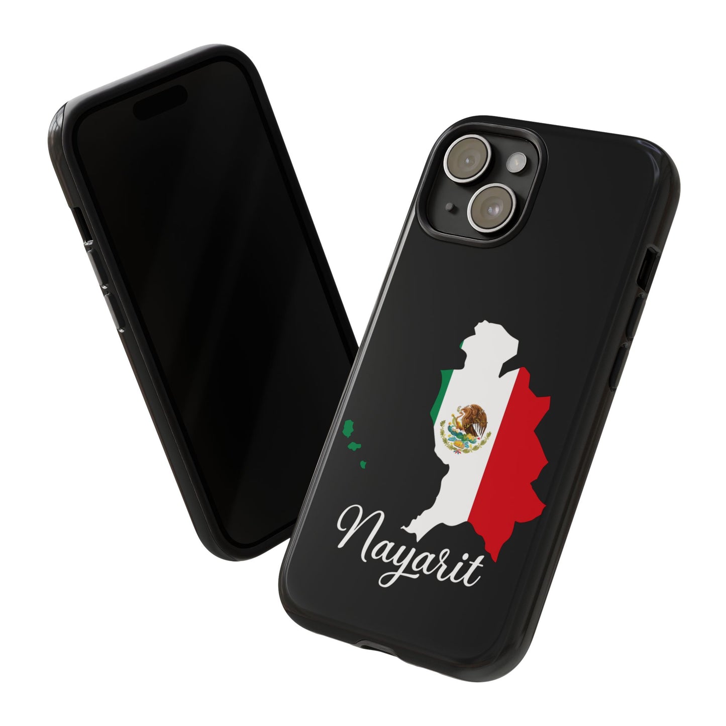 Nayarit Mexico Flag Map Phone Case | Mexican American Pride Tough Case for iPhone & Samsung