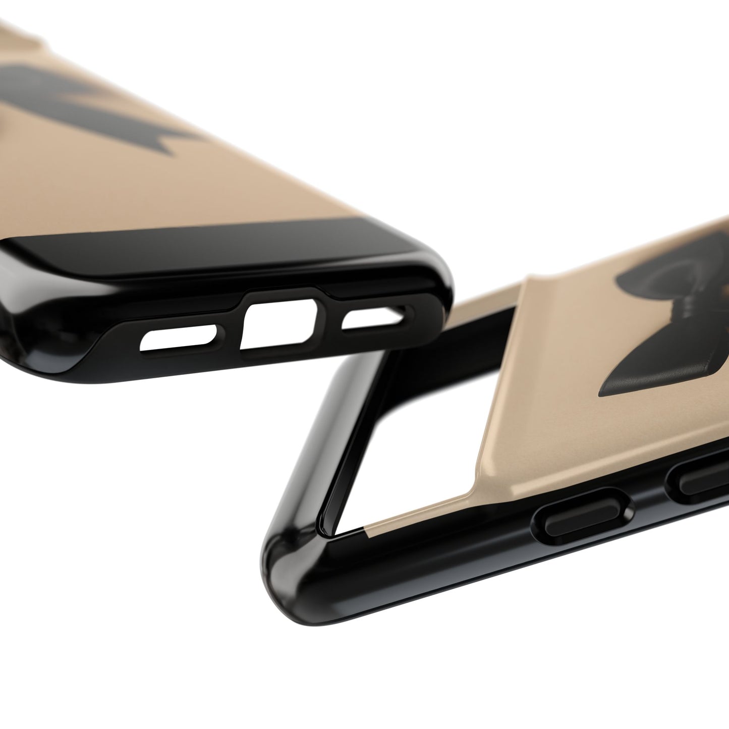 Black Bow Phone Case | Elegant Coquette Bow Design | Chic Neutral Tough Case for iPhone & Samsung