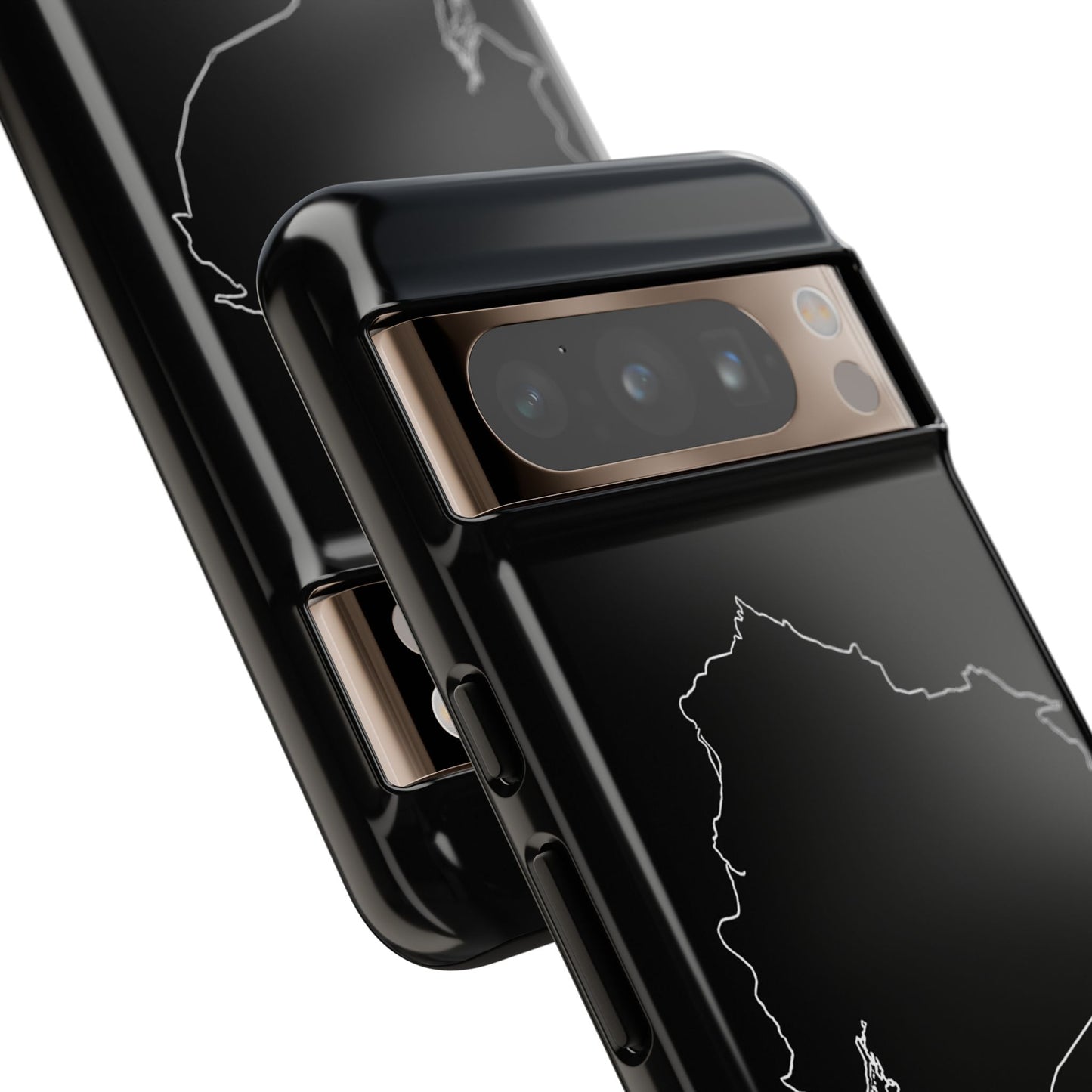 Ecuador Outline Phone Case – Minimal Country Map Tough Case (iPhone, Samsung, Pixel)
