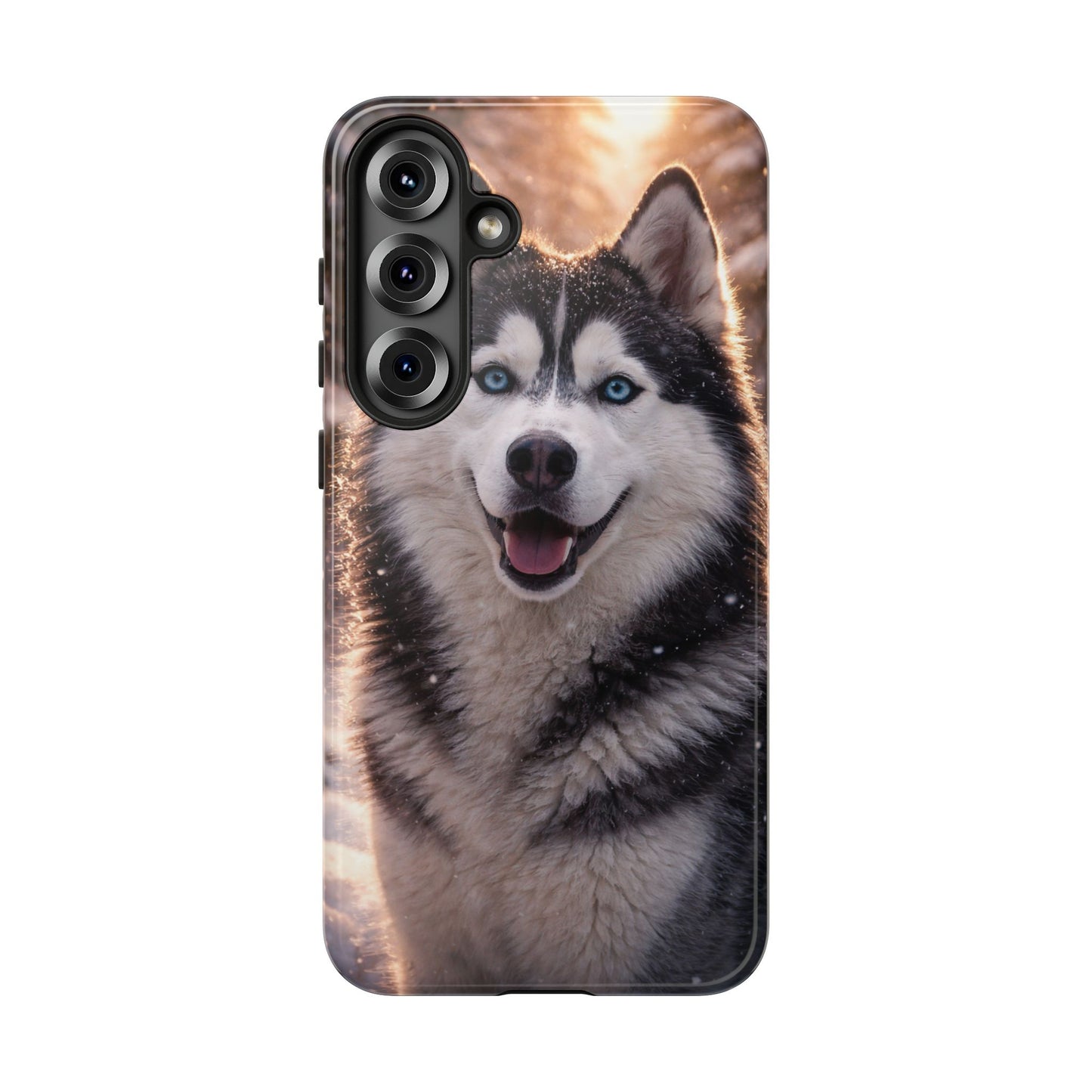 Siberian Husky Tough Phone Case | Blue Eyes Dog Cover Protective iPhone Case