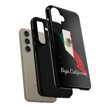 Baja California Mexico Flag Map Phone Case | Mexican American Pride Tough Case for iPhone & Samsung