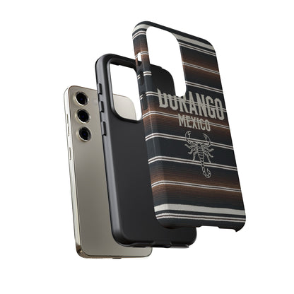 Durango Mexico Phone Case | Serape Scorpion Western Design | Mexican Heritage Tough Case for iPhone & Samsung