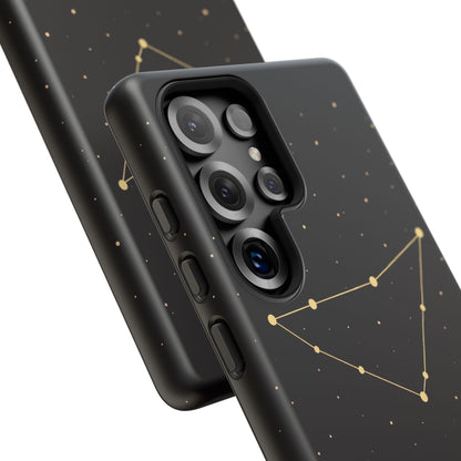 Capricorn Zodiac Constellation Phone Case – Luxe Gold Celestial Cover