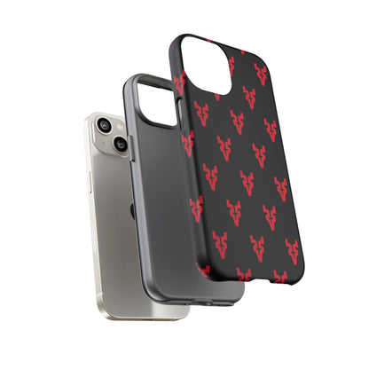 Mazatlán Bull Phone Case – Black Red Streetwear Tough Shockproof Cover