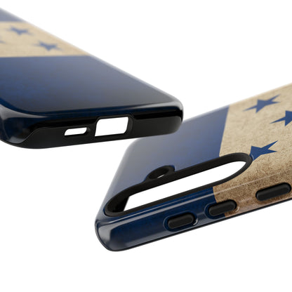 Honduras Flag Phone Case | Vintage Honduran Flag iPhone & Samsung Tough Protective Case