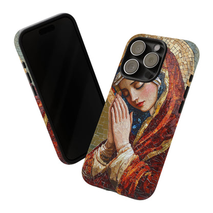 Virgin Mary Phone Case, Catholic Phone Case, Christian Aesthetic Case, Religious iPhone Case, Saint Art Case, Faith Gift