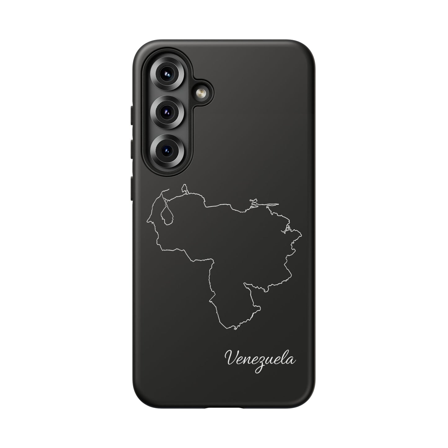 Venezuela Outline Phone Case – Minimal Country Map Tough Case (iPhone, Samsung, Pixel)