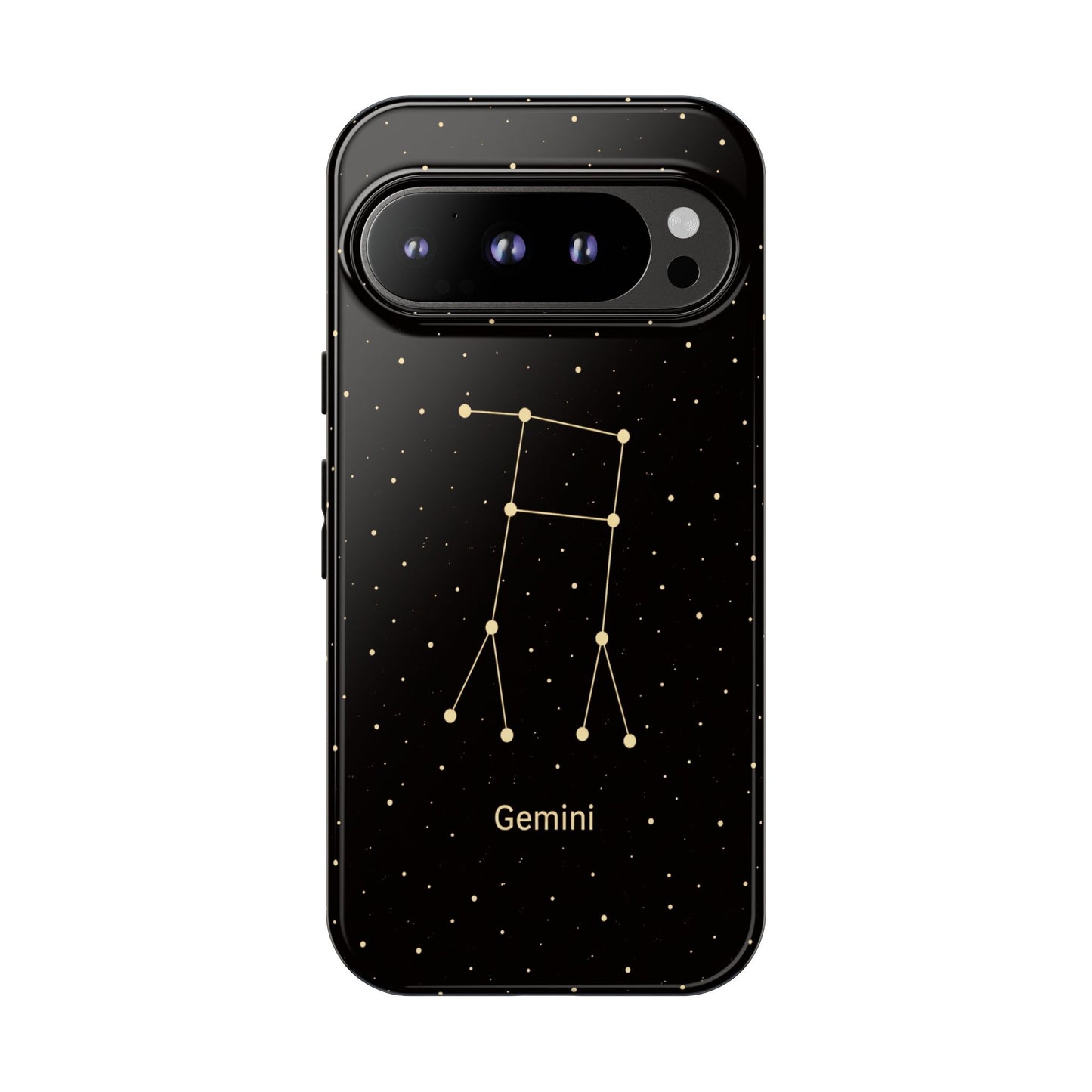 Gemini Zodiac Constellation Phone Case – Luxe Gold Celestial Cover