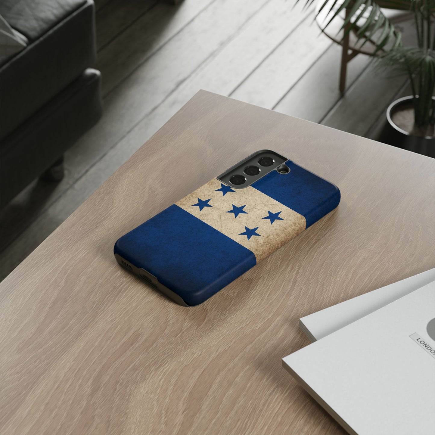 Honduras Flag Phone Case | Vintage Honduran Flag iPhone & Samsung Tough Protective Case