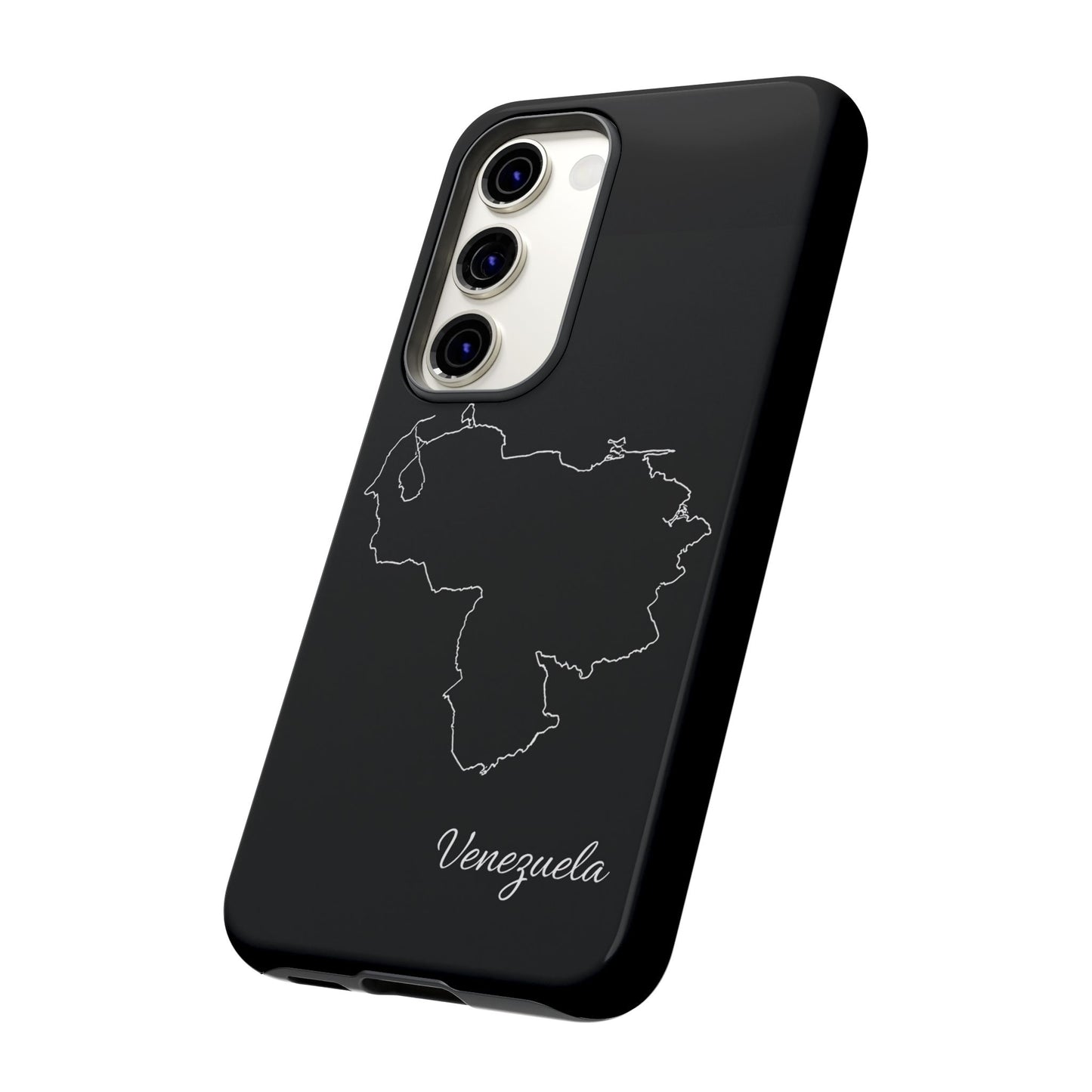 Venezuela Outline Phone Case – Minimal Country Map Tough Case (iPhone, Samsung, Pixel)