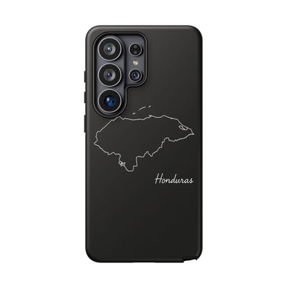Honduras Outline Phone Case – Minimal Country Map Tough Case (iPhone, Samsung, Pixel)