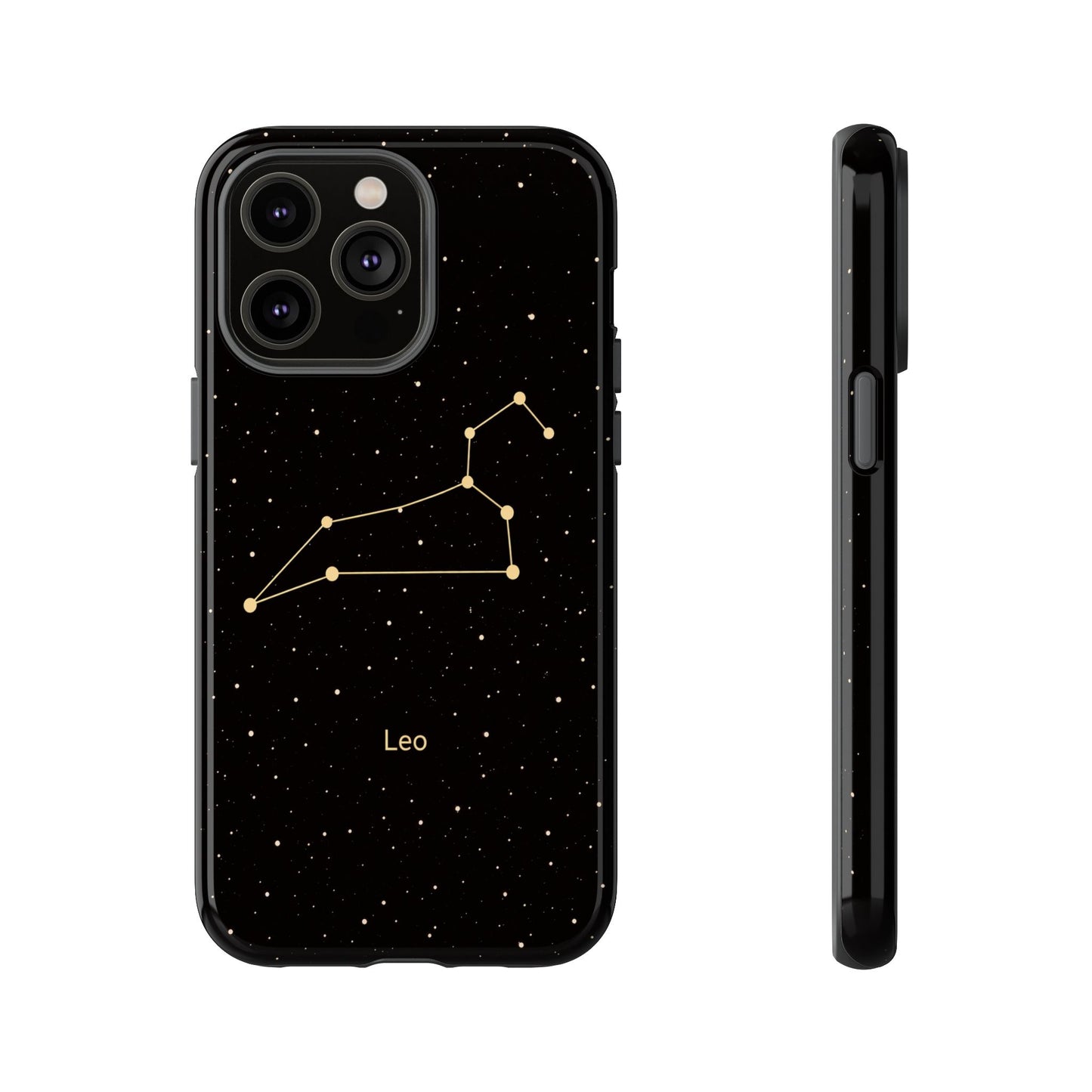 Leo Zodiac Constellation Phone Case – Luxe Gold Celestial Cover