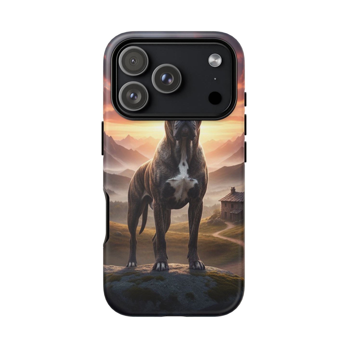 Cane Corso Phone Case – Guard Dog Sunset Tough Case (iPhone, Samsung, Pixel) | Dog Lover Gift
