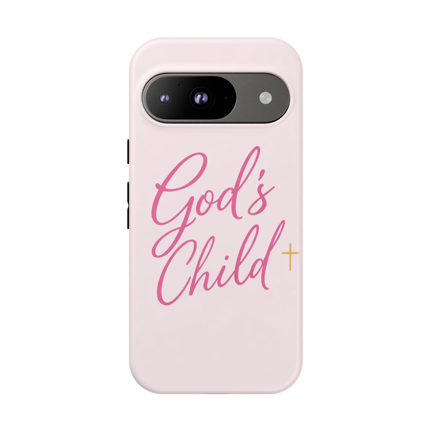 Gods Child Phone Case Christian Pink Aesthetic Tough iPhone Case